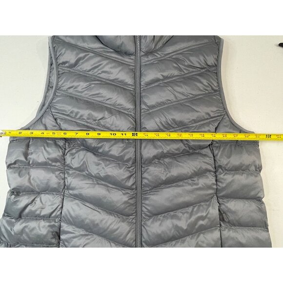 32 Degrees Heat Women's Gray Puffer Vest XXL Lightweight NWOT - Picture 7 of 9
